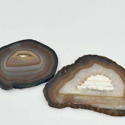 (2) Slices Of Agate