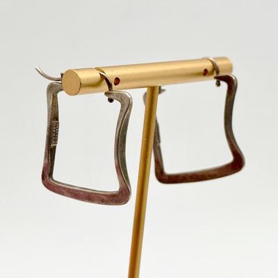 Rebecca Norman Modernist Hoop Earrings