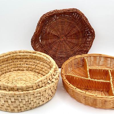 (3) Beautiful Baskets