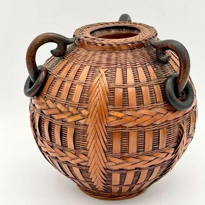 Japanese Woven Vase/Basket