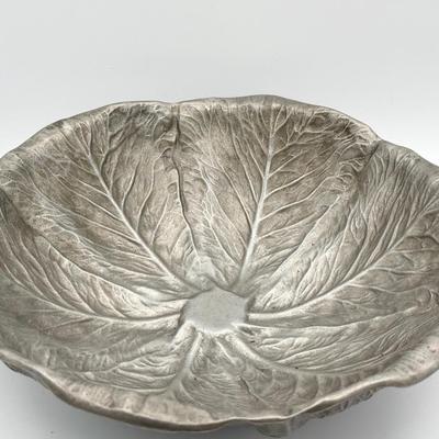 Bruce Fox Aluminum Cabbage Serving Bowl