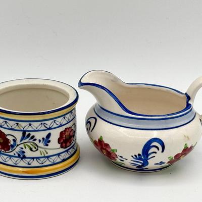 (3) Painted Pottery Pieces 
