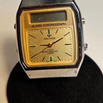 Waltham Alarm Cronograph Quartz Watch