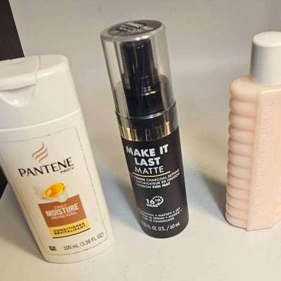 Pantene Conditioner, Make It Last Matte Spray, Avon Hand & Body Lotion 