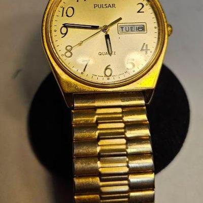 Pulsar Quartz Stretch Band Watch 475603