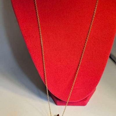 Floral Perfumer On A Chain Necklace 