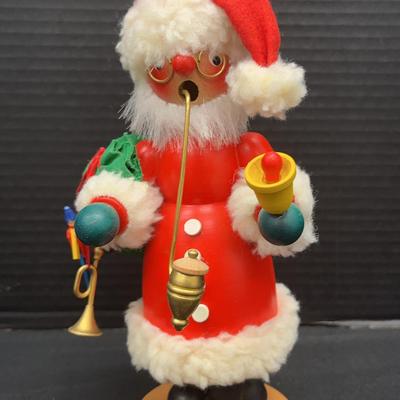 Santa Smoker Vintage Holz Kunst