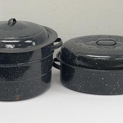 Granite Ware Canner W/ Jar Rack And Roaster