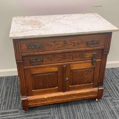 Marble Top Washstand 