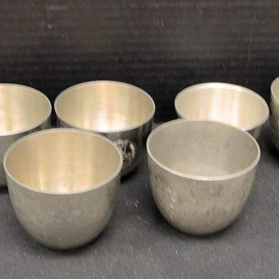 Pewter Jefferson Cups