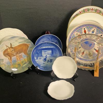 Collection Of Assorted Decorative Plates (10)