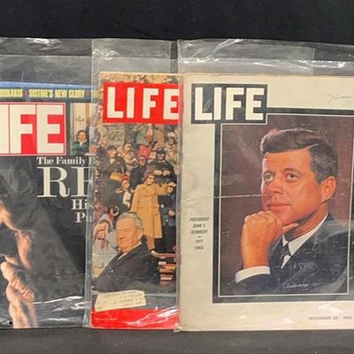 Life Magazines Featuring The Kennedys