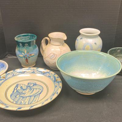 Blue Pottery 