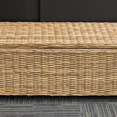 Wicker Storage Bench