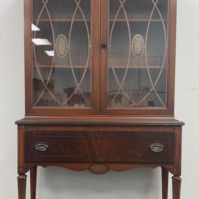 Vintage Mahogany China Cabinet