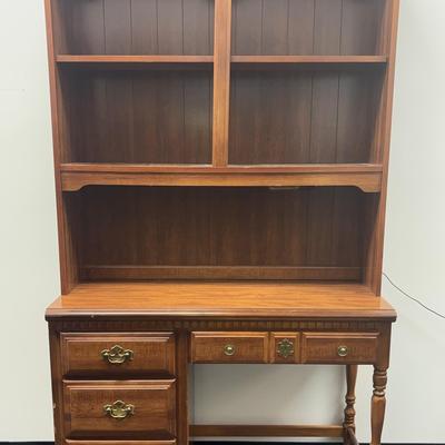 Bassett Desk with Lit Hutch (2pc)