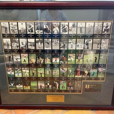 Champions of Golf The Masters Collection Signed, Numbered with COA