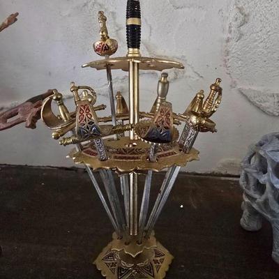 Toledo Steel cocktail swords