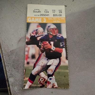 1903 Patriots Game 3 Ticket stub