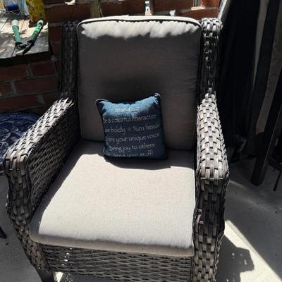 We have two of these matching chairs