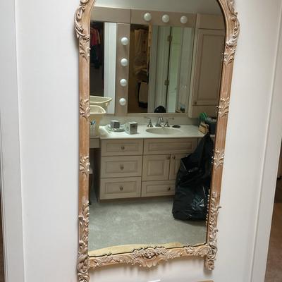 Wall Mirror and Bench 
