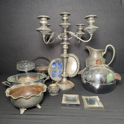 Silver Plated Candleabre 