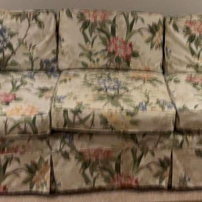 Mid-Century Custom Slipcovered Sofa