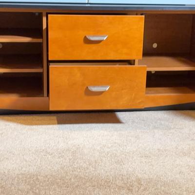 Tv And Stereo Component Cabinet