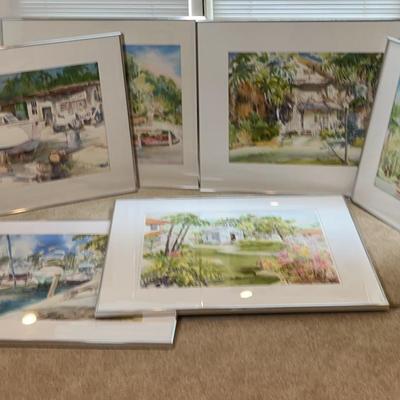 Original Watercolors By Judy Thurau