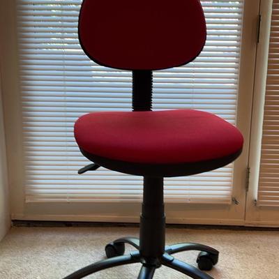 Red Swivel Office Chair