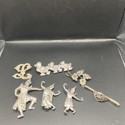 Sterling Silver Pins 