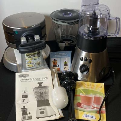 Waring Pro Belgian Waffle Maker & Blender 