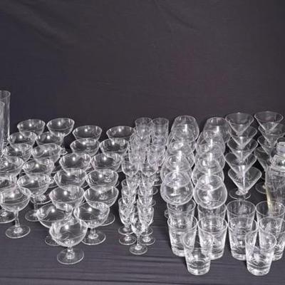 Craftsman Stemware Etched Wheat