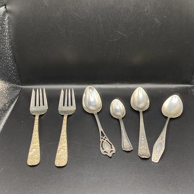 6 Piece Sterling Flatware