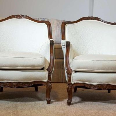 Vintage Lowback Arm Chairs