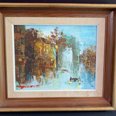 Original Oil Painting – Paris
