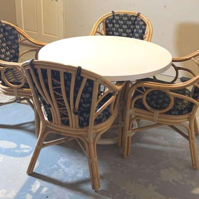 Bamboo Table And Chairs