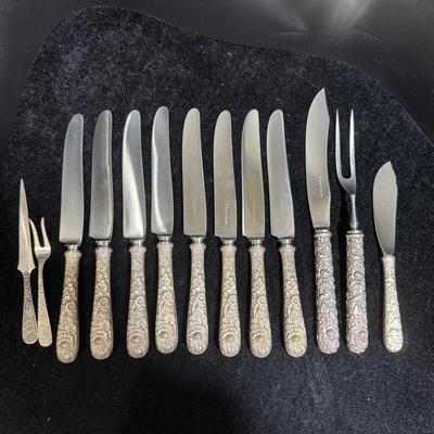“S. Kirk & Son Sterling” Knives
