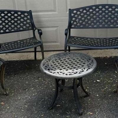 Metal Garden Seating 1
