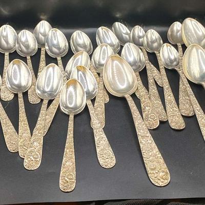 "S. Kirk & Sons" Sterling Spoons 