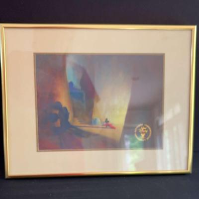 Disney Commemorative Lithograph