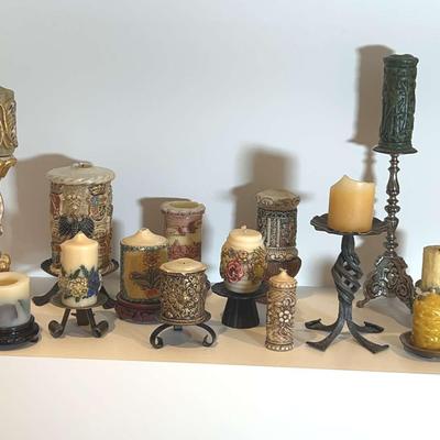 Sculpted German Candles