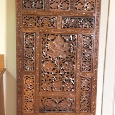 Carved Wood Screen