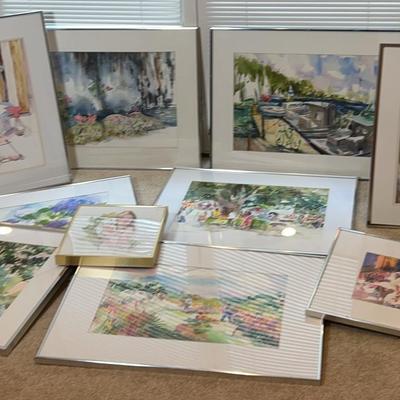 Original Watercolors By Judy Thurau
