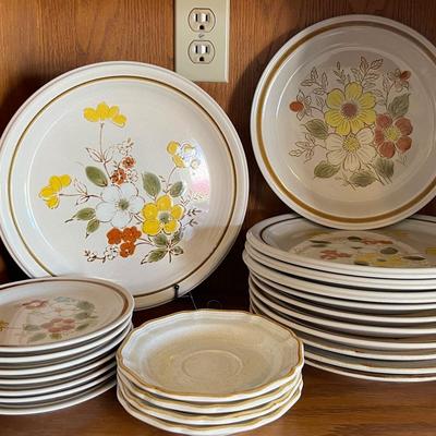 Stoneware Plates from “DeVille” “Highland Florals” and More