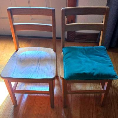 Vintage Child School Chairs