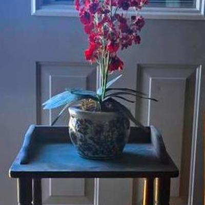 Side Table With Decor 