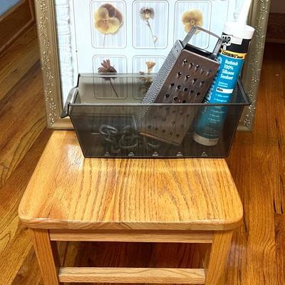 Wooden Chair and Home Essentials