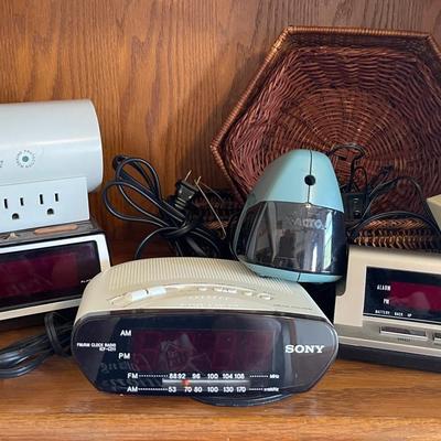 Vintage Clock Radios from "Sony", "Micronta", "Sunbeam" and More