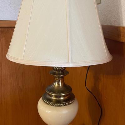 Vintage Brass and Ceramic Lamp